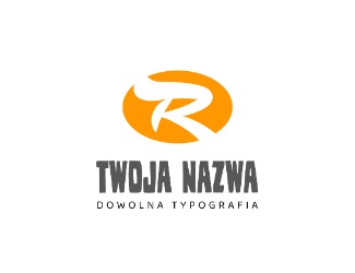 Projekt graficzny logo dla firmy online R sygnet